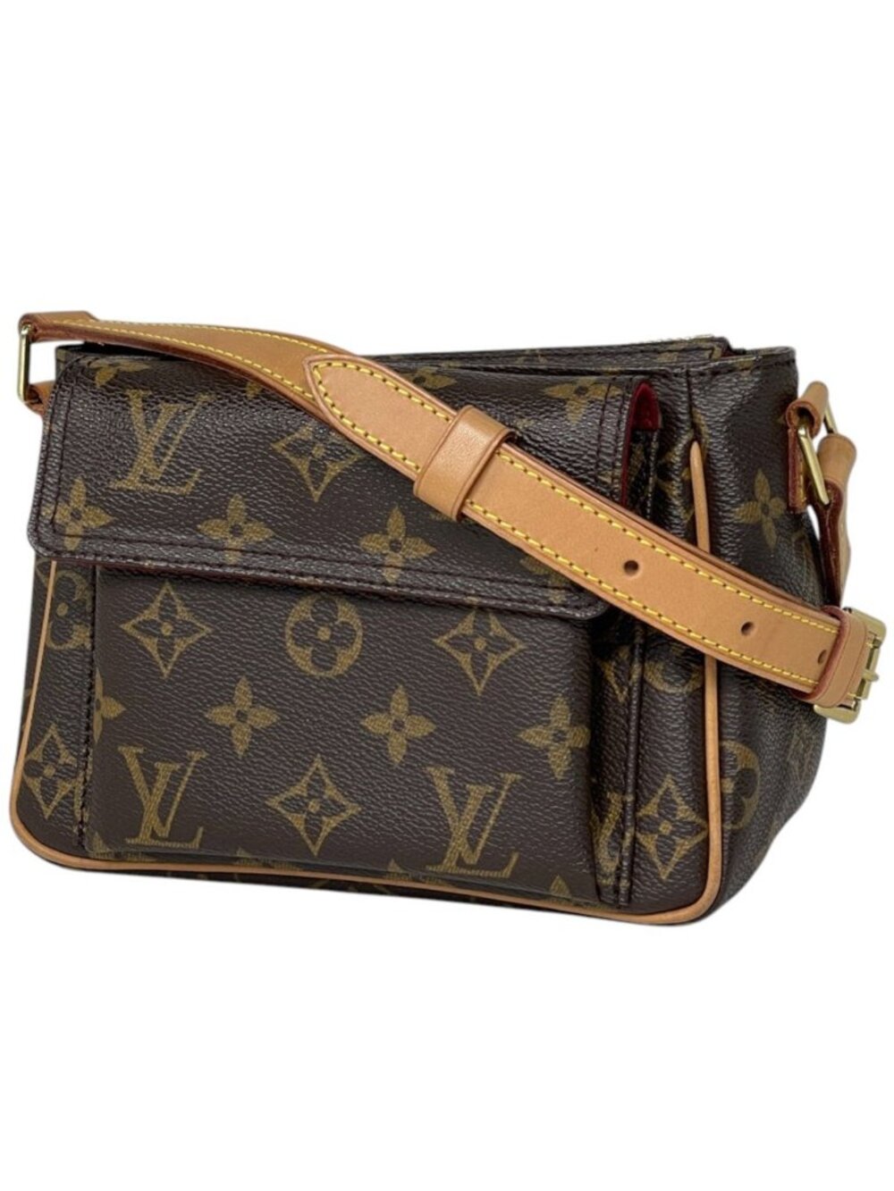 Louis Vuitton Viva-Cite PM Shoulder Bag Monogram Brown